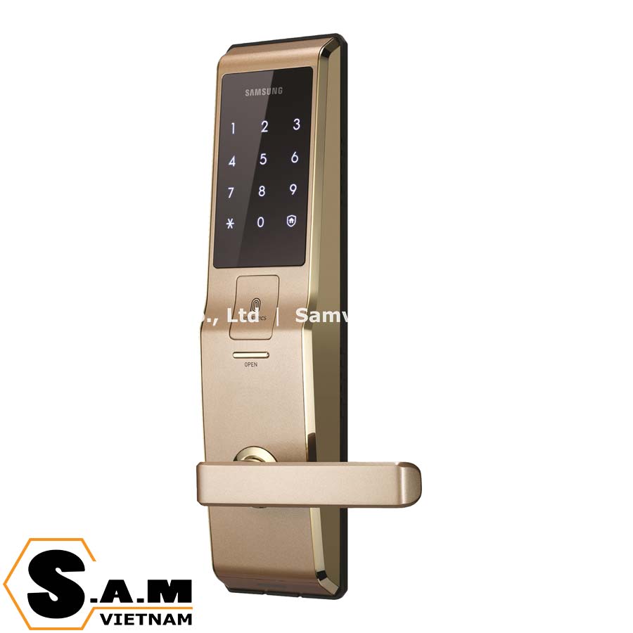 Khóa điện tử Samsung SHS-H705 màu vàng