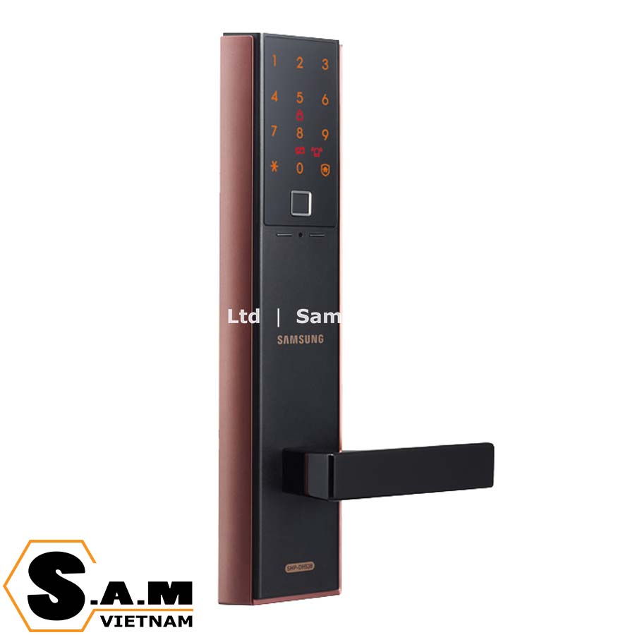 Khóa điện tử Samsung SHP-DH538 màu đồng copper