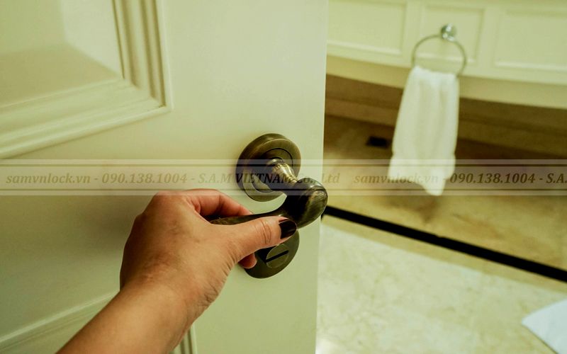 Khóa Hafele tay gạt dùng cho cửa toilet