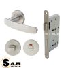 Bộ khóa tay gạt cửa vệ sinh Hafele 903.99.986