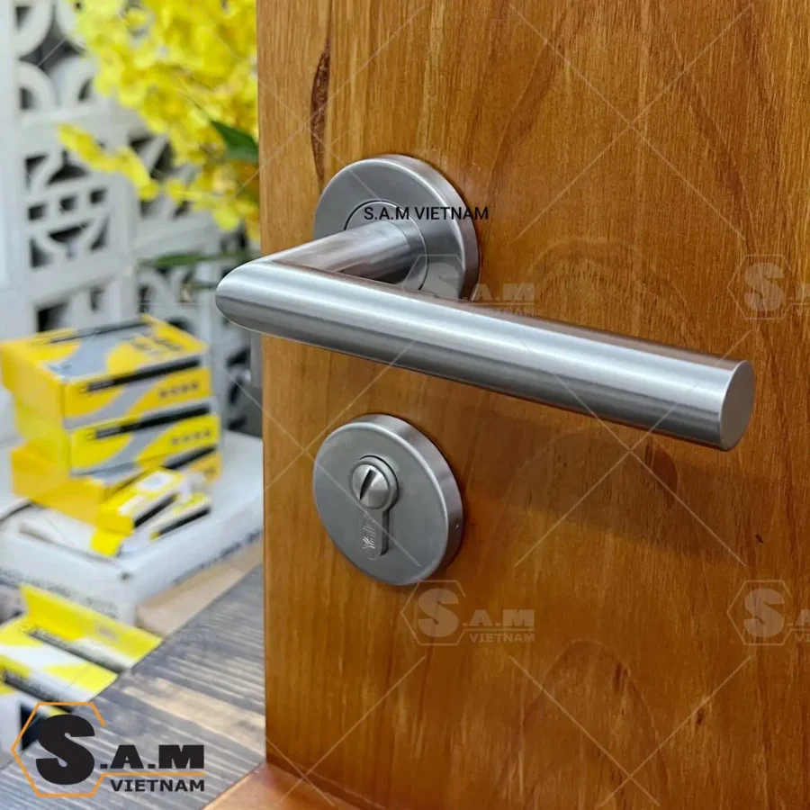 Khóa tay gạt phân thể cửa vệ sinh Yale YTL-060 US32D