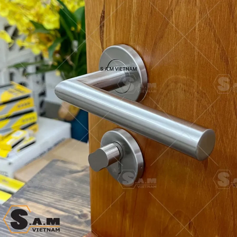 Khóa tay gạt phân thể cửa vệ sinh Yale YTL-060 US32D