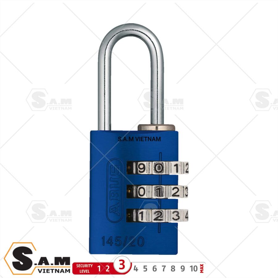 Khóa du lịch Abus 145/20 màu xanh dương