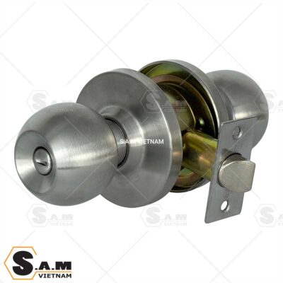 Khóa nắm tròn vệ sinh Pasini 9500BK (60mm)