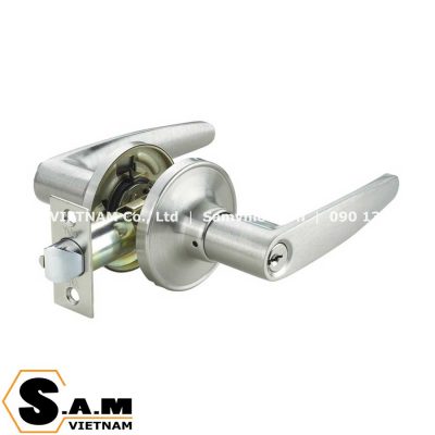 Khóa tròn gạt Yale VL4442 US15 nickel mờ cho cửa WC