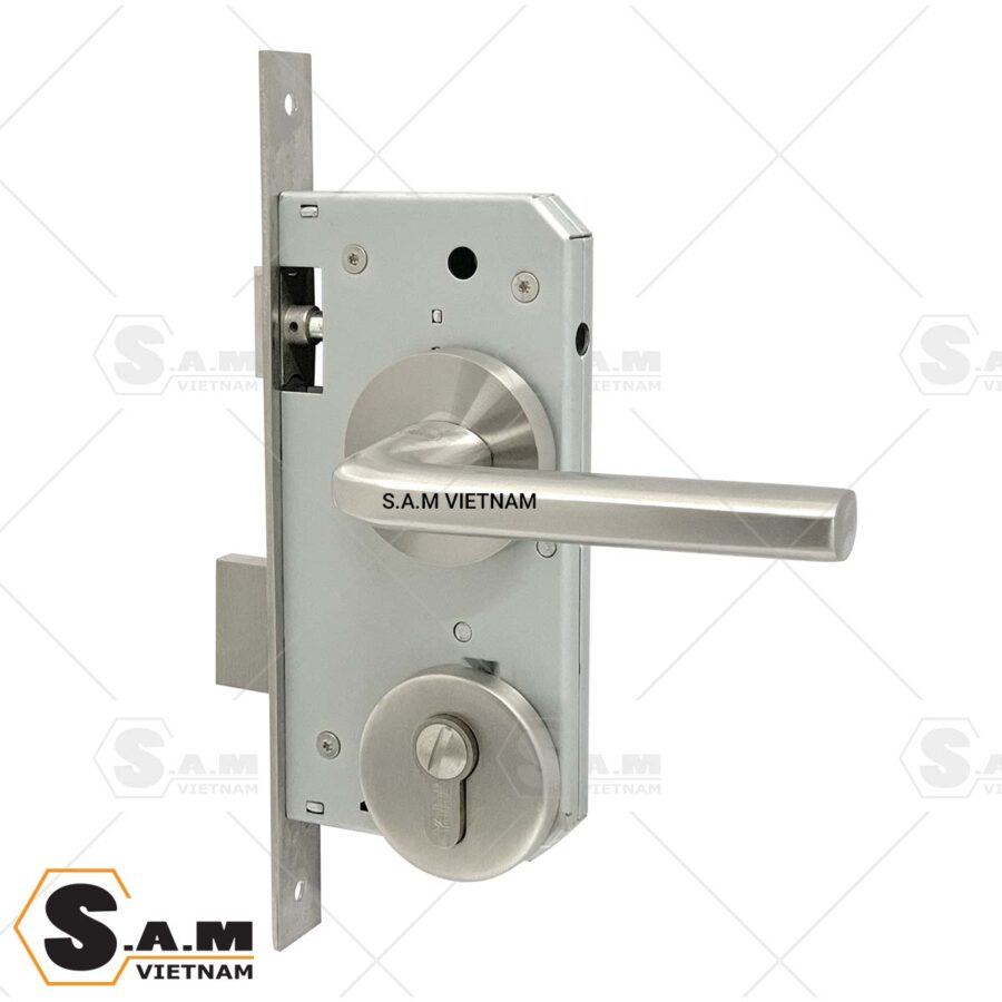 Bộ khóa gạt phân thể vệ sinh Yale YPSL-111 US32D Inox mờ Bộ khóa gạt phân thể vệ sinh Yale YPSL-111 US32D Inox mờ