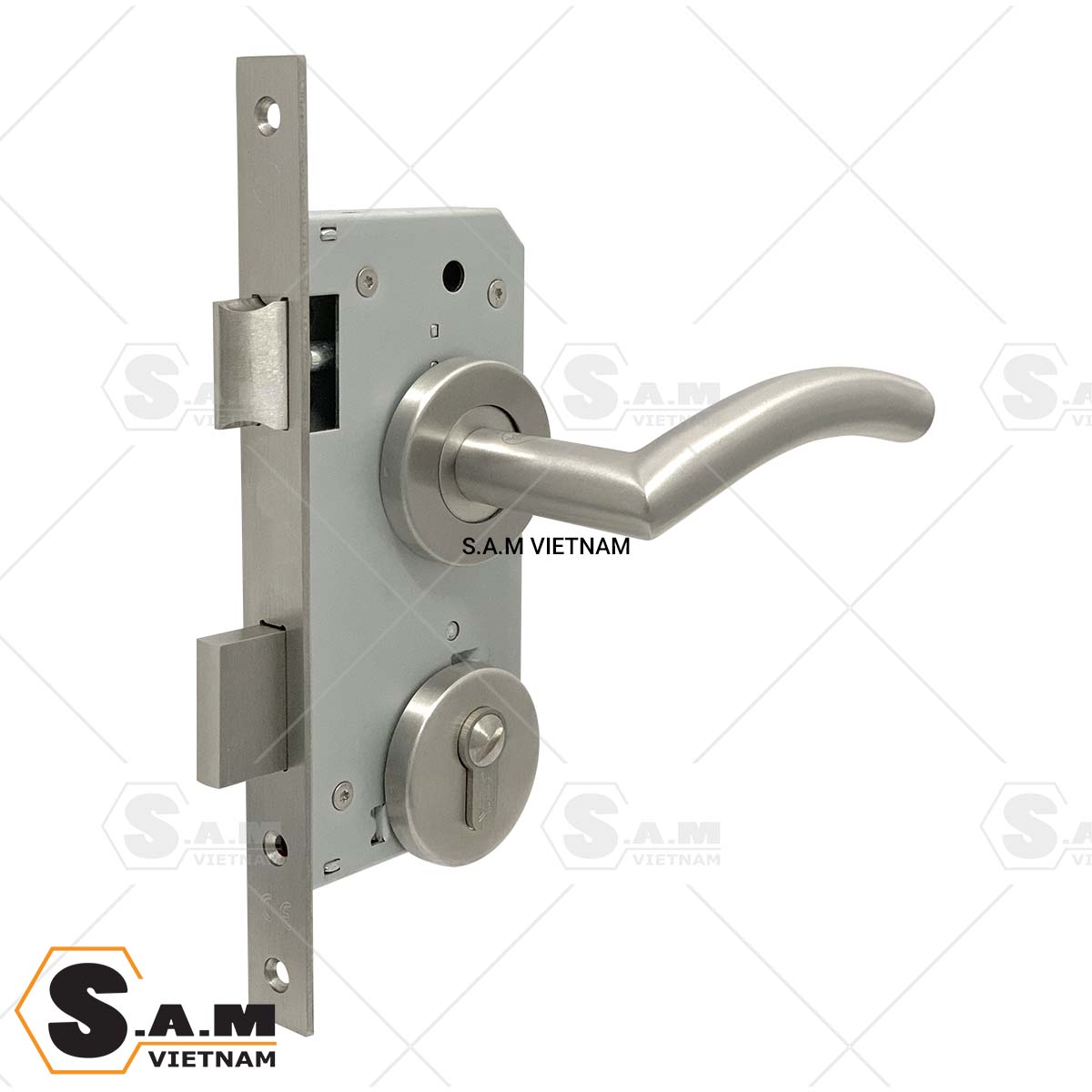 Khóa tay gạt phân thể Yale YTL-070 US32D cửa vệ sinh Khóa tay gạt phân thể Yale YTL-070 US32D cửa vệ sinh