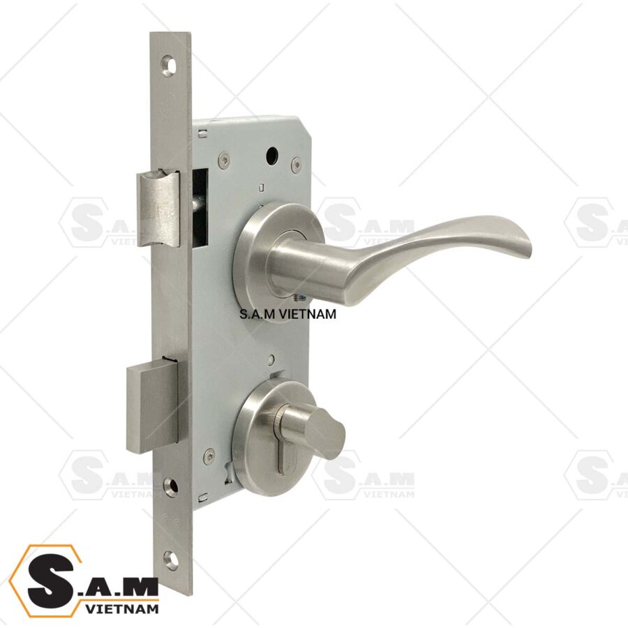 Bộ khóa phân thể Yale YTLH-031 US32D cửa WC màu Inox mờ