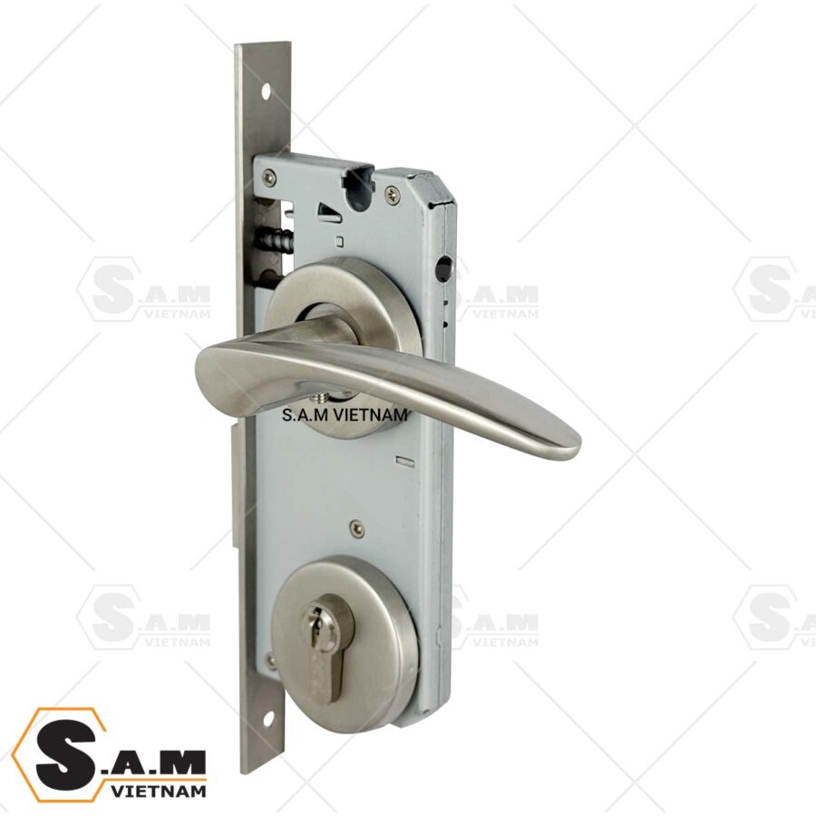 Bộ khóa tay gạt Yale YSL-030 US32D cho cửa đi màu Inox mờ Bộ khóa tay gạt Yale YSL-030 US32D cho cửa đi màu Inox mờ