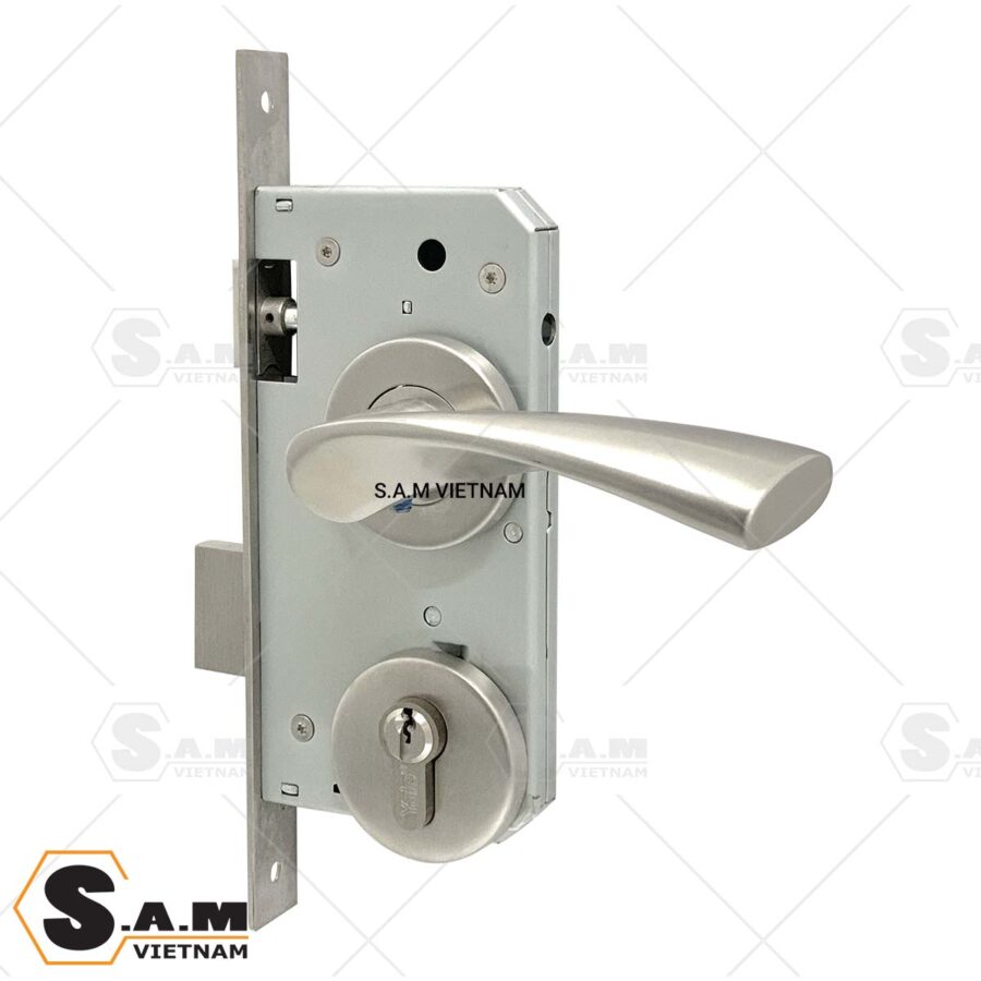 Bộ khóa tay gạt Yale YTLH-031 US32D cửa lối đi màu Inox mờ