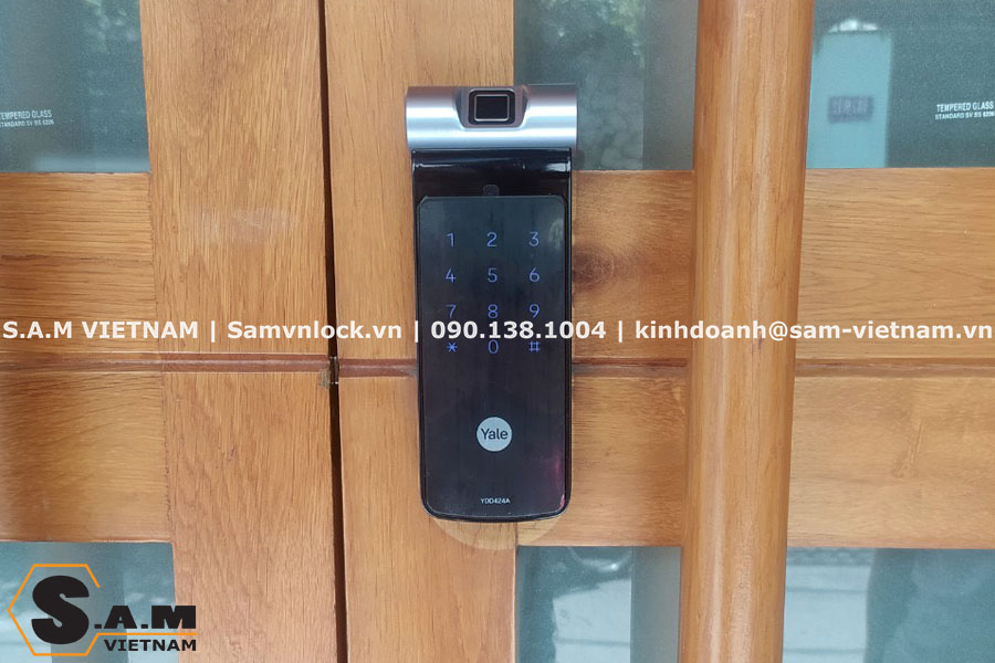 Khóa vân tay deadbolt YALE YDD424A màu Đen