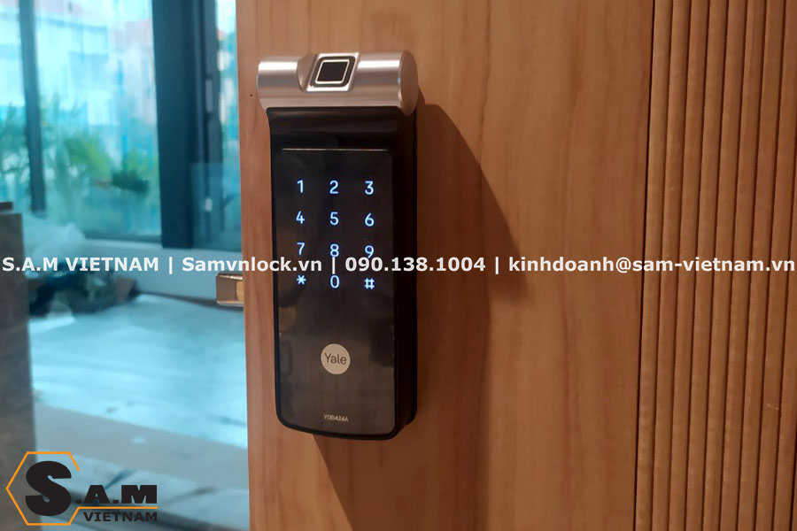 Khóa vân tay deadbolt YALE YDD424A màu Đen