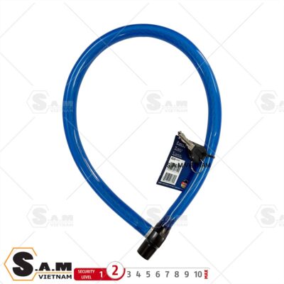 Khóa dây xe đạp 650/65 Blue (xanh dương)