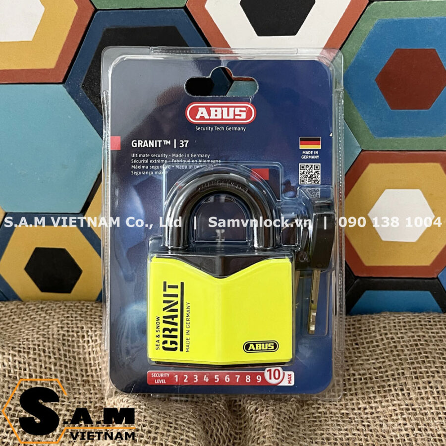 Khóa bấm Abus GRANIT 37/55 S&S