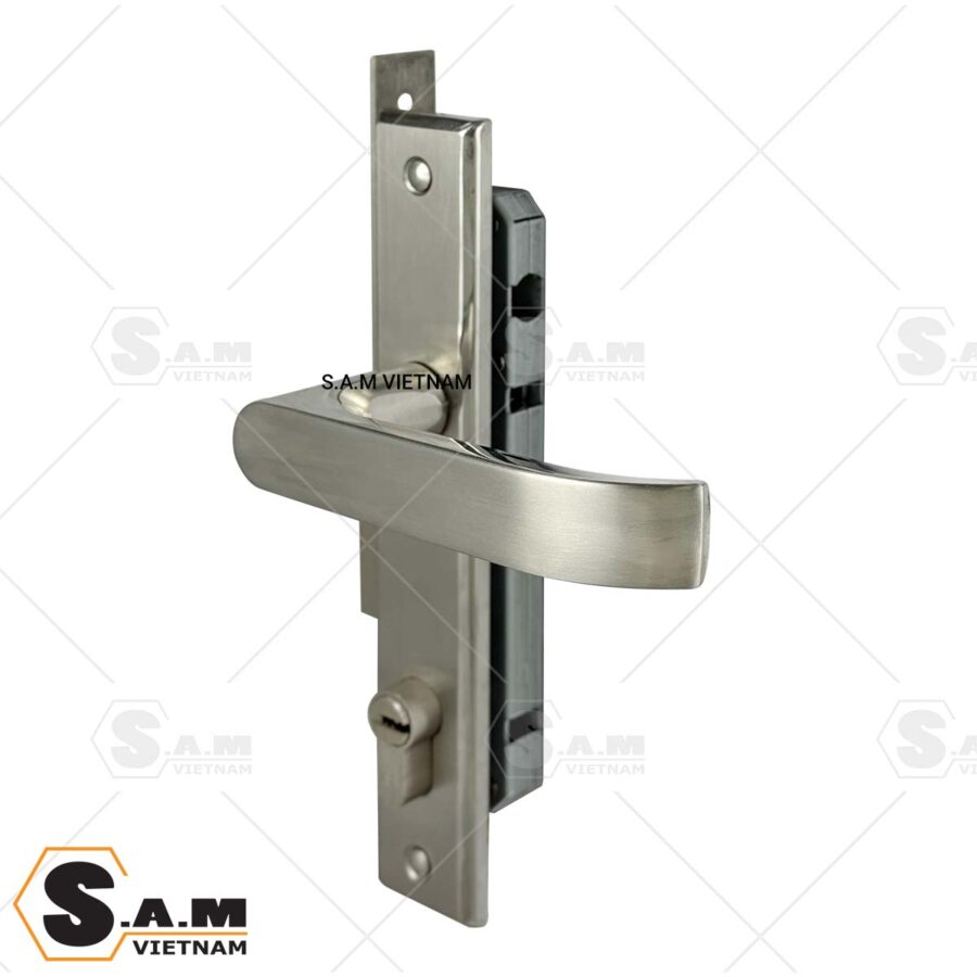 Khóa tay gạt cửa nhôm sắt Pasini N 9783-2 Khóa tay gạt cửa nhôm sắt Pasini N 9783-2