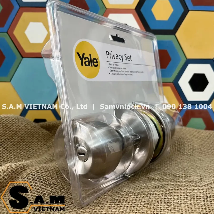 Khóa nắm tròn vệ sinh Yale VCA5322US32D