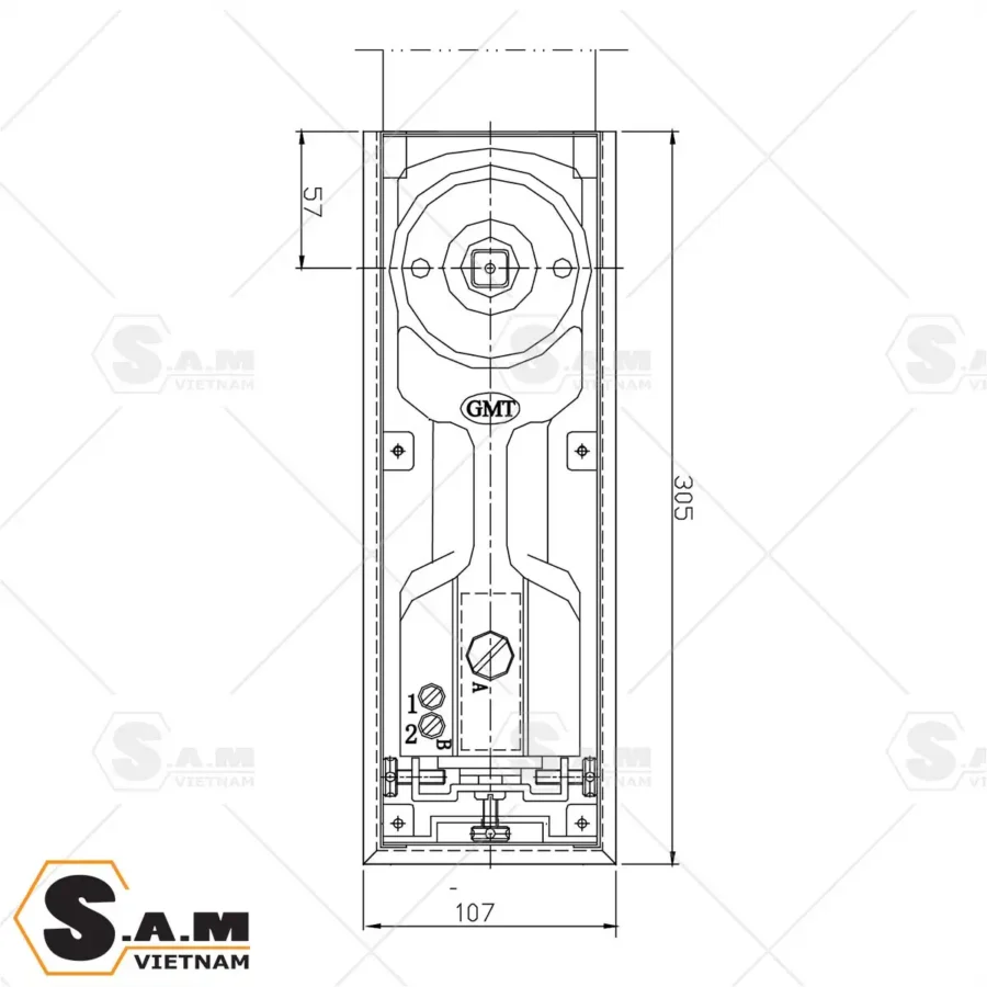 Thông số kích thước GMT NH-360 Thông số kích thước GMT NH-360