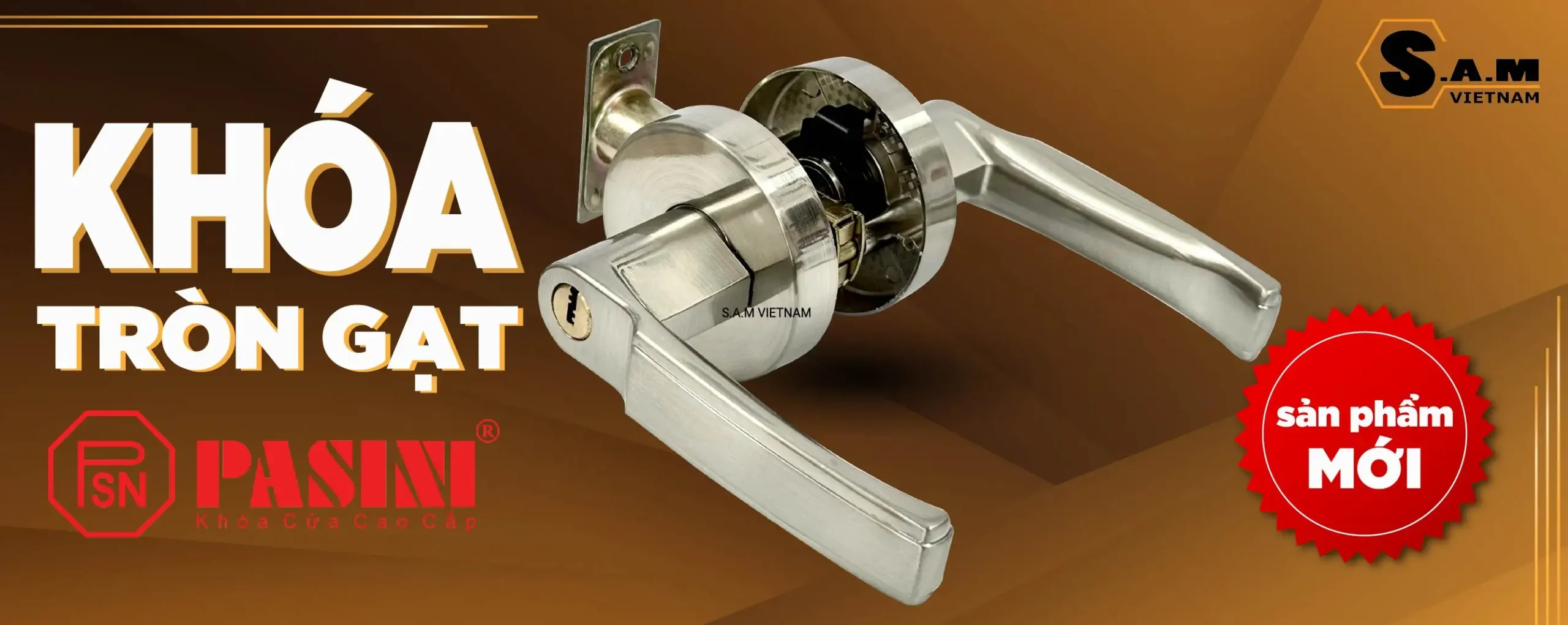 Khóa tròn gạt Pasini