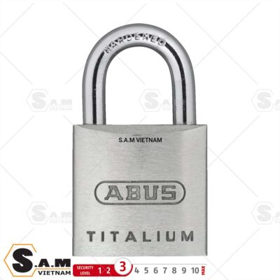 Khóa bấm nhôm Abus Titalium 64Ti/20