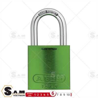 Khóa bấm Abus Love Lock 72/40 màu xanh lá cây