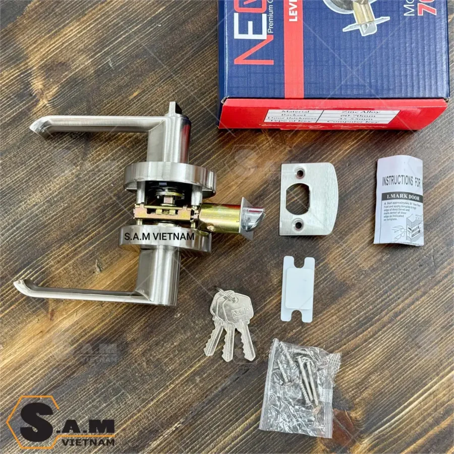 Khóa tròn gạt NewNeo 70012/SN Khóa tròn gạt NewNeo 70012/SN
