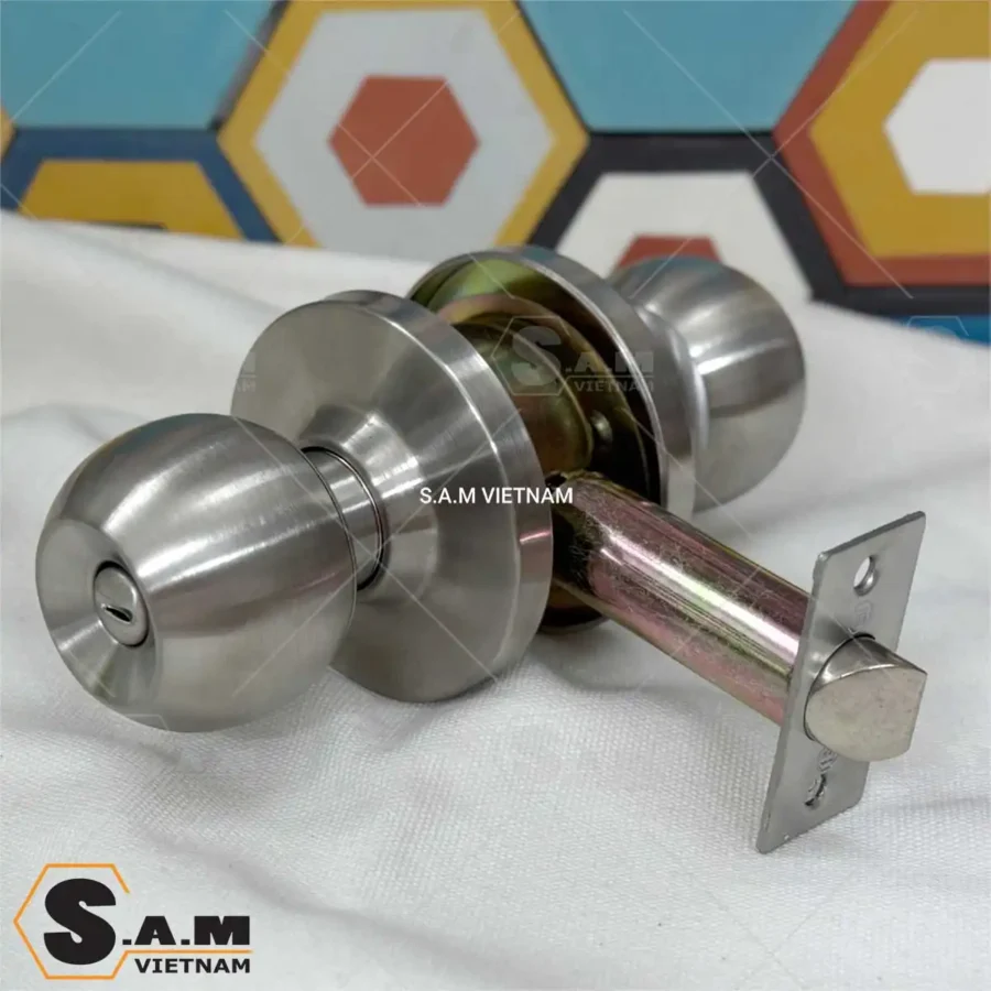 Khóa nắm tròn vệ sinh Pasnini 9500BK (90mm) Khóa nắm tròn vệ sinh Pasnini 9500BK (90mm)